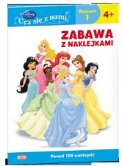 Okładka książki Disney ucz się z nami. Księżniczka. Zabawa z nakl.