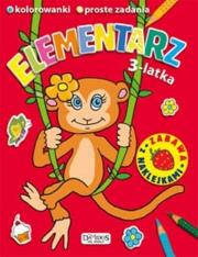 Elementarz 3-latka. Autor: Opracowanie zbiorowe. Dadada.pl Okładka książki Elementarz 3-latka