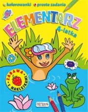 Elementarz 4-latka. Autor: Opracowanie zbiorowe. Dadada.pl Okładka książki Elementarz 4-latka