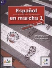 Espanol en marcha 1 podręcznik z 2 płytami CD. Autor: Castro Viudez Francisca, Diaz Ballesteros Pilar, Rodero Diez Ignacio, Sardinero Franco Carmen. Dadada.pl Okładka książki Espanol en marcha 1 podręcznik z 2 płytami CD