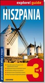 Okładka książki Explore!guide Hiszpania 3w1 przewodnik+atlas+mapa