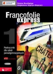Francofolie express 1 SB NPP w.2012 PWN. Autor: Boutegege Regine, Supryn-Klepcarz Magdalena. Dadada.pl Okładka książki Francofolie express 1 SB NPP w.2012 PWN