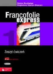 Francofolie express 1 WB NPP w.2012 PWN. Autor: Régine Boutégege, Supryn-Klepcarz Magdalena. Dadada.pl Okładka książki Francofolie express 1 WB NPP w.2012 PWN