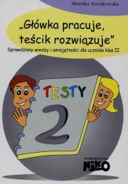 Okładka książki Główka pracuje, teścik rozwiązuje klasa 2