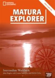 J.Ang. LO Matura Explorer Interm. 3 WB NE. Autor: Hughes John, Sadowska Joanna, Tyliba Halina. Dadada.pl Okładka książki J.Ang. LO Matura Explorer Interm. 3 WB NE