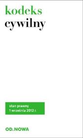 KC Kodeks cywilny (OM) 12.09. Autor: Bogusław Gąszcz. Dadada.pl Okładka książki KC Kodeks cywilny (OM) 12.09