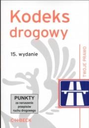 Okładka książki Kodeks drogowy wyd.15