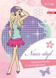 Okładka książki KOLOROWANKA NASZ STYL-DANM