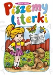 Okładka książki kolorowanka  Piszemy literki /20/