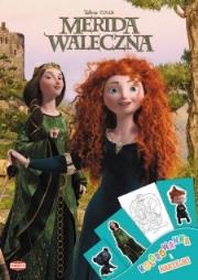 Okładka książki Kolorowanka z naklejkami - Merida Waleczna