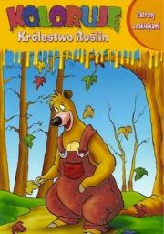 Koloruję Królestwo Roślin - Miś. Autor: praca zbiorowa. Dadada.pl Okładka książki Koloruję Królestwo Roślin - Miś