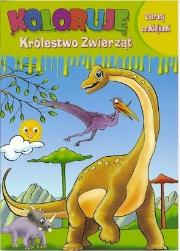 Koloruję Królestwo Zwierząt - Dinozaur. Autor: praca zbiorowa. Dadada.pl Okładka książki Koloruję Królestwo Zwierząt - Dinozaur