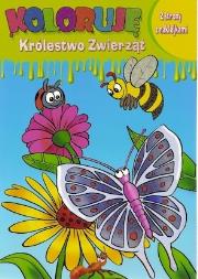 Koloruję Królestwo Zwierząt - Owady. Autor: praca zbiorowa. Dadada.pl Okładka książki Koloruję Królestwo Zwierząt - Owady