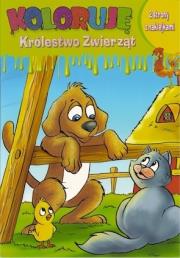 Koloruję Królestwo Zwierząt - Pies. Autor: praca zbiorowa. Dadada.pl Okładka książki Koloruję Królestwo Zwierząt - Pies