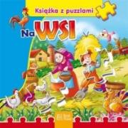 Okładka książki Książka z puzzlami - Na wsi
