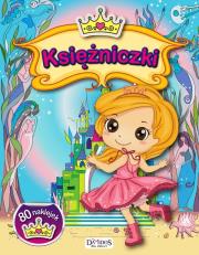 Księżniczki - naklejki. Autor: Opracowanie zbiorowe. Dadada.pl Okładka książki Księżniczki - naklejki