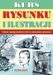 Kurs rysunku i ilustracji. Autor: Peter Gray. Dadada.pl Okładka książki Kurs rysunku i ilustracji