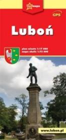 Luboń - plan miasta i okolic. Autor: praca zbiorowa. Dadada.pl Okładka książki Luboń - plan miasta i okolic