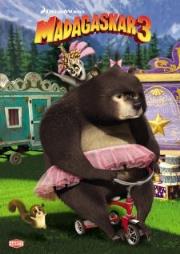 Okładka książki Madagaskar 3 Kolorowanka