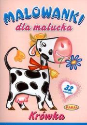 Malowanki dla malucha - Krówka PASJA. Autor: praca zbiorowa. Dadada.pl Okładka książki Malowanki dla malucha - Krówka PASJA