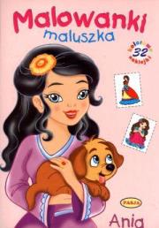 Okładka książki Malowanki maluszka. Ania