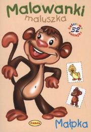 Okładka książki Malowanki maluszka - Małpka PASJA