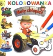 Okładka książki Mały chłopiec. Kolorowanka - Traktor