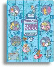 Mamoko 3000. Autor: Mizielińska Aleksandra, Mizieliński Daniel. Dadada.pl Okładka książki Mamoko 3000