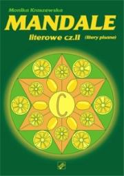 Okładka książki Mandale literowe - część II (litery pisane)