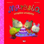 Marysia urządza urodziny. Autor: Nadia Berkane. Dadada.pl Okładka książki Marysia urządza urodziny