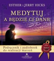 Okładka książki Medytuj a będzie Ci dane. Podręcznik i audiobook