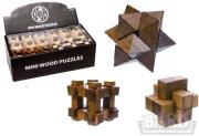 Okładka książki Mini wooden puzzle - łamigłówka drewniana