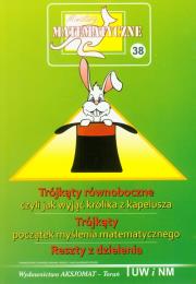 Miniatury matematyczne 38 - Trójkąty.... Autor:   Praca zbiorowa. Dadada.pl Okładka książki Miniatury matematyczne 38 - Trójkąty...