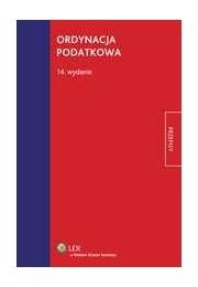 Okładka książki Ordynacja podatkowa. Przepisy A6(bez wpr)