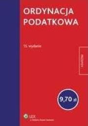 Ordynacja podatkowa. Autor: praca zbiorowa. Dadada.pl Okładka książki Ordynacja podatkowa