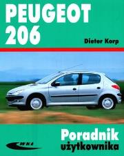 Peugeot 206. Autor: Korp Dieter. Dadada.pl Okładka książki Peugeot 206