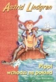 Okładka książki Pippi wchodzi na pokład