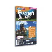 Okładka książki Poznań 1:20 Tyś. Euro. Mapa laminowana