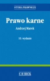 Prawo karne. Autor: Marek Andrzejewski. Dadada.pl Okładka książki Prawo karne