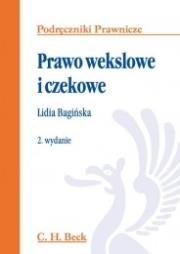Prawo wekslowe i czekowe. Autor: Bagińska Lidia. Dadada.pl Okładka książki Prawo wekslowe i czekowe