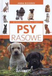 Psy rasowe SBM. Autor: Anna Biziorek. Dadada.pl Okładka książki Psy rasowe SBM