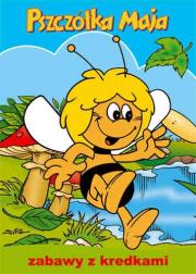 Okładka książki Pszczółka Maja zabawy z kredkami