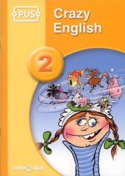 PUS Crazy English 2. Autor: Dominika Pyrgies Skowrońska. Dadada.pl Okładka książki PUS Crazy English 2