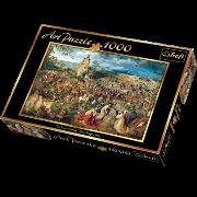 Okładka książki Puzzle 1000 Art Droga na Kalwarię TREFL