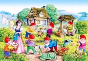 Okładka książki Puzzle 120 Snow White and the Seven Dwarfs