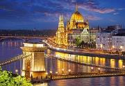 Okładka książki Puzzle 2000 Budapeszt o zmierzchu CASTOR