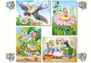 Okładka książki Puzzle 4w1 Thumbelina