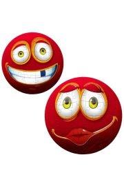 Okładka książki Puzzle Face Ball - czerwona TREFL