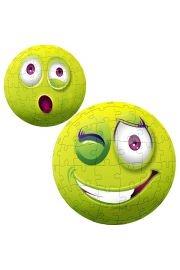 Okładka książki Puzzle Face Ball - zielona TREFL