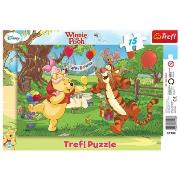 Okładka książki Puzzle ramkowe 15 Kubuś i Przyj. Urodziny TREFL